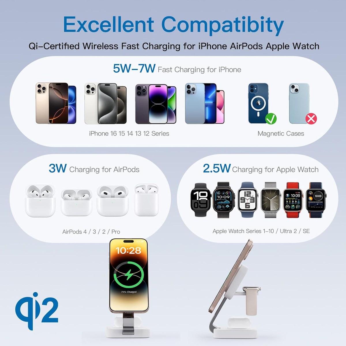 Magnetic Charging Stand details